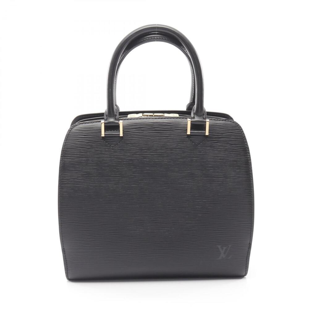 Louis Vuitton Pont Neuf Handbag Leather Epi Black